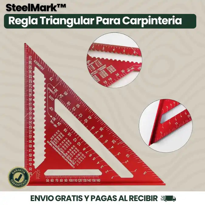 Regla Triangular Para Carpinteria