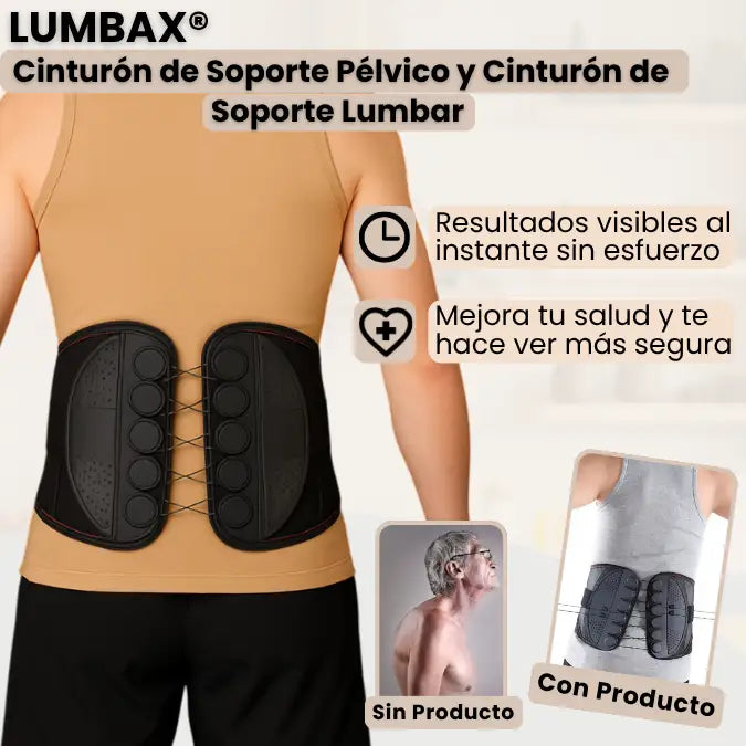 Cinturón de Soporte Pélvico y Cinturón de Soporte Lumbar