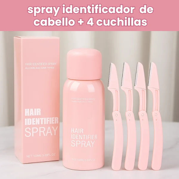 Spray identificador de bello facial
