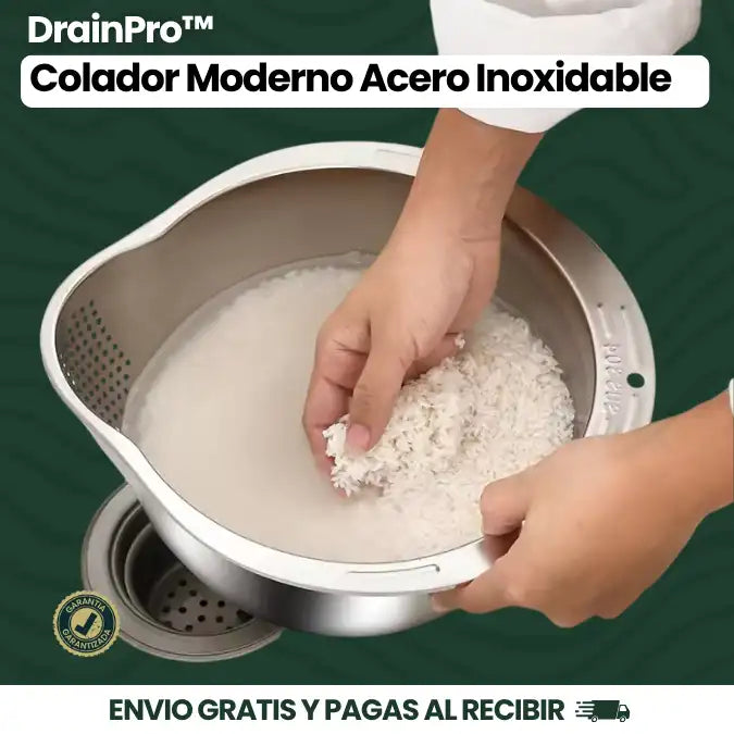 Colador En Acero Inoxidable