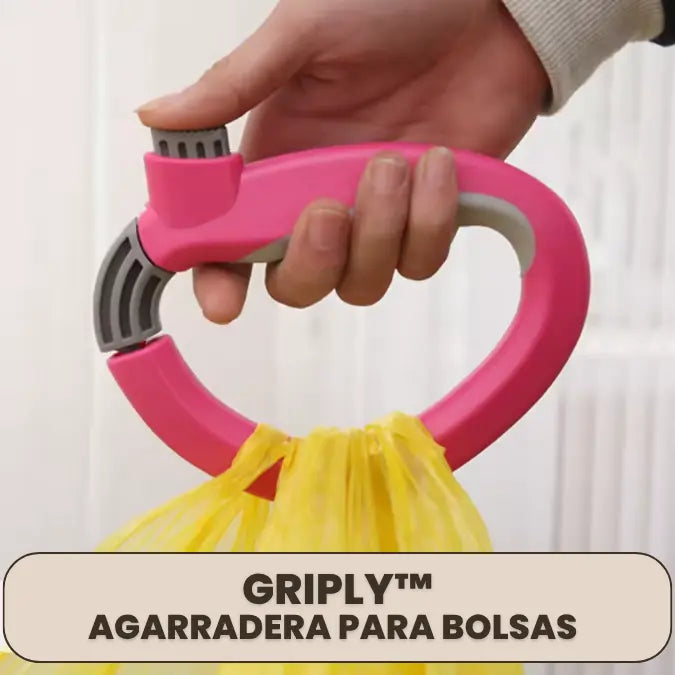 Agarradera para bolsas