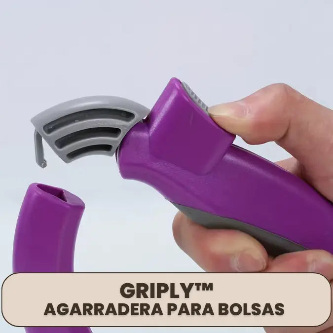 Agarradera para bolsas